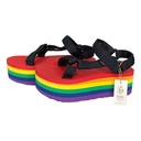 Sandalias de Plataforma Teva Flatform Arcoiris- 39