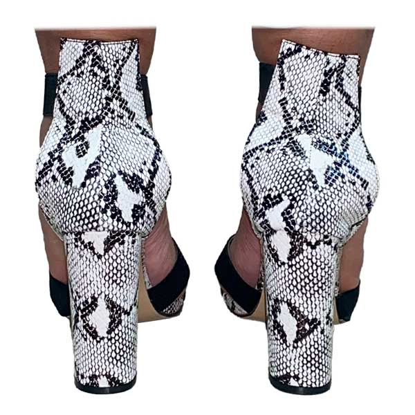 Sandalias de Tacon Animal Print- 41