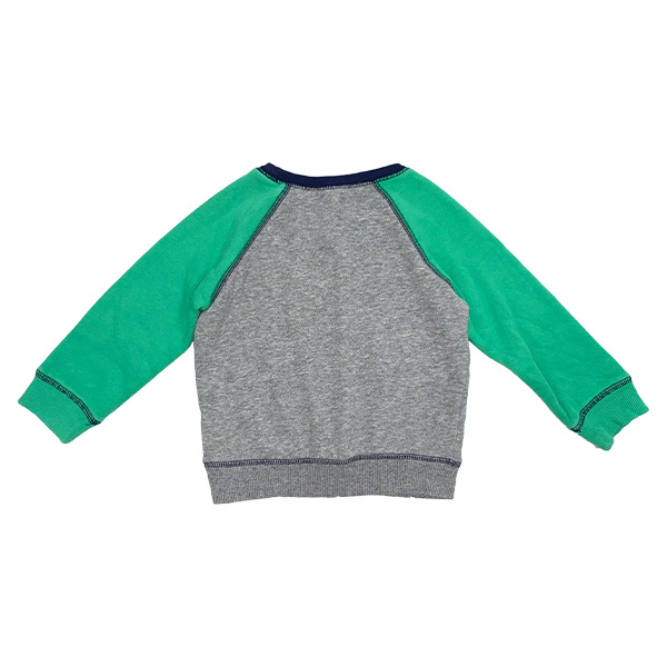 Sweater Jumping Gris y Verde- 2T