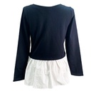 Sweater Nicole Miller Negro y Blanco- M