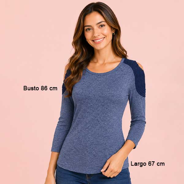 Sweater Poof Girl Azul - M