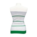 Top BBSP Gris y Verde- M