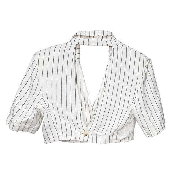 Top Bershka Rayas - L