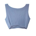 Top Sin Costura Azul Claro- M