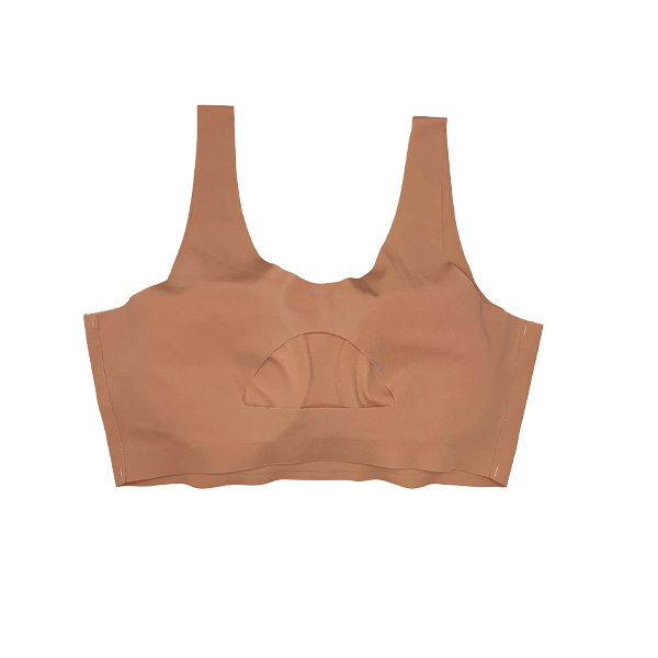 Top Sin Costura Marron Claro- M