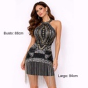 Vestido Alyce Paris Bordado