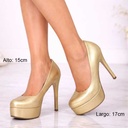 Tacones Stacey Bendet Dorados