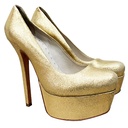Tacones Stacey Bendet Dorados