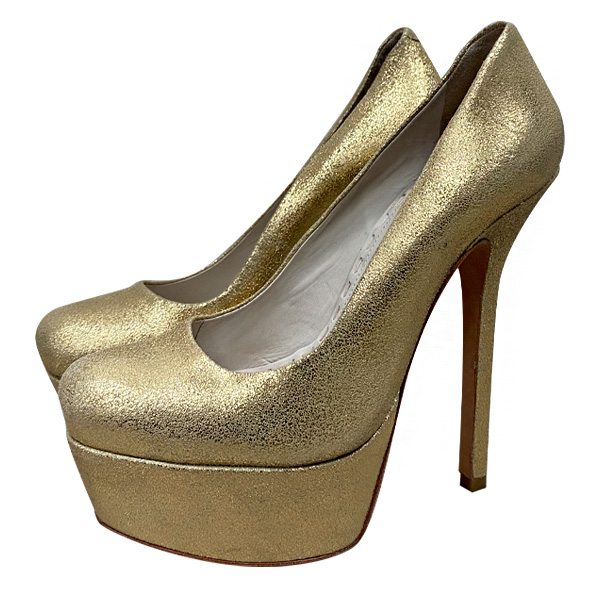 Tacones Stacey Bendet Dorados