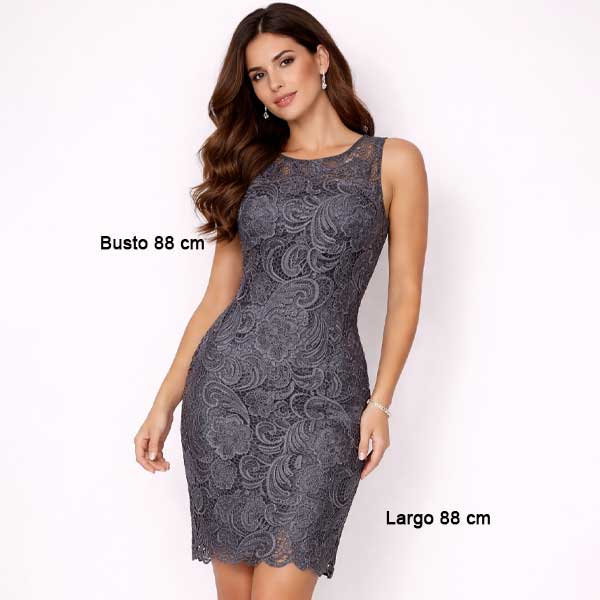Vestido Cache Gris- S