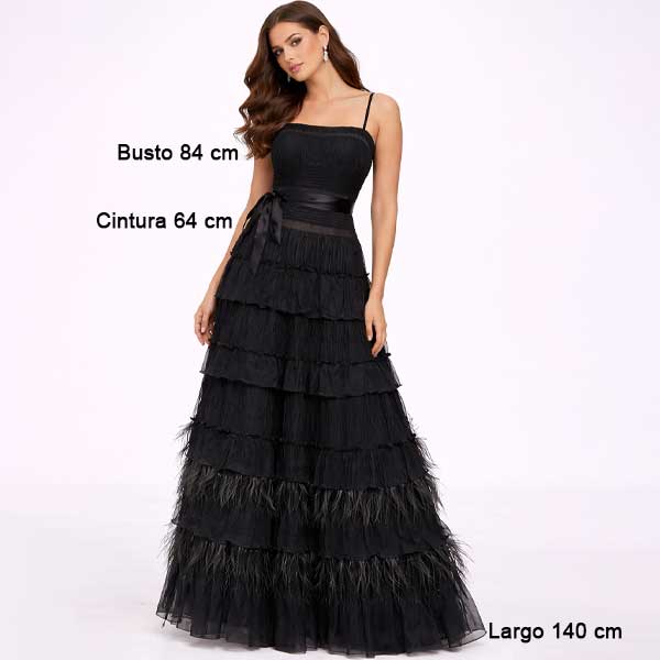 Vestido BCBG Plumas de Ganso - 8