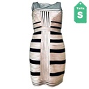 Vestido BCBGMAXAZRIA Beige