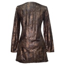 Vestido Custoline Animal Print- M