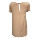 Vestido Forever21 Nude- M