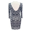 Vestido Forever21 Blanco y Negro- L