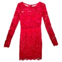 Vestido H&M Rojo Coral - 4