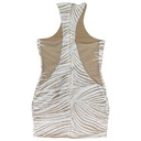 Vestido Lentejuelas Blanco - S