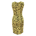 Vestido Niki Biki Amarillo y Negro- M