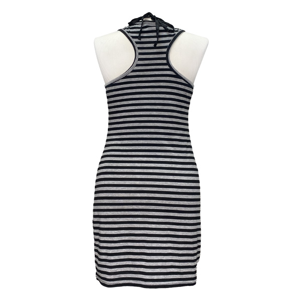 Vestido Nikibiki Gris y Negro- L