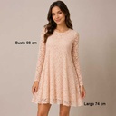 Vestido Nude Forever21 - S
