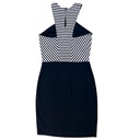 Vestido Maitai Negro y Blanco- S