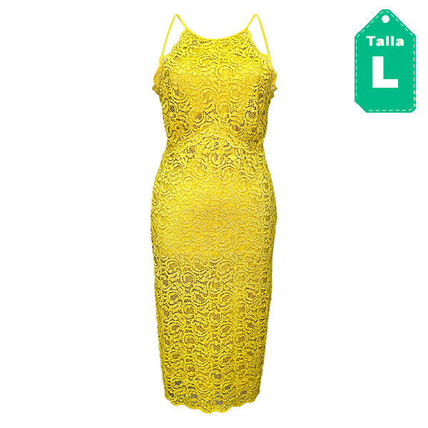 Vestido Zara Amarillo- L