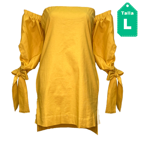 Vestido Maria Lola Mostaza- L