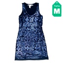 Vestido Max Studio Azul Lentejuelas- M