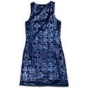 Vestido Max Studio Azul Lentejuelas- M