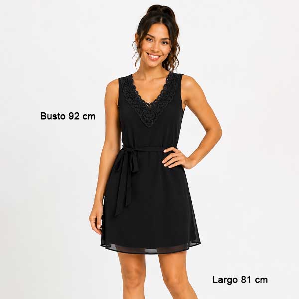 Vestido Naked Zebra Negro - S