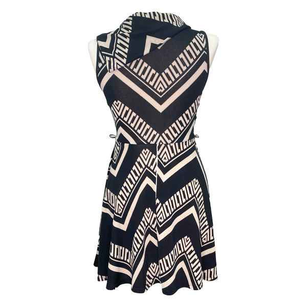 Vestido Papaya Nude y Negro- M
