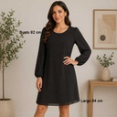 Vestido Peach Love Negro - M
