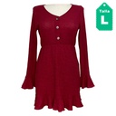 Vestido Shein Vinotinto- L