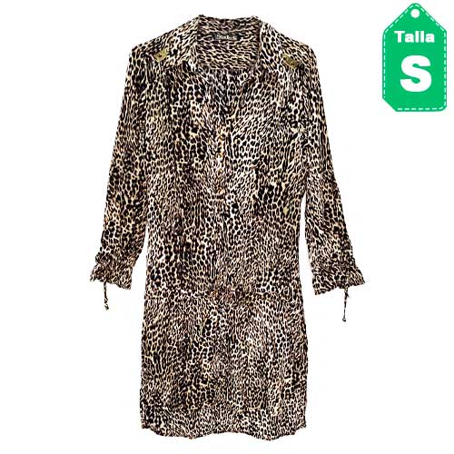 Vestido Studio F Animal Print- S