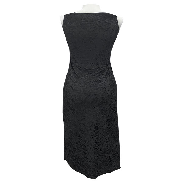 Vestido Terciopelo Negro- S