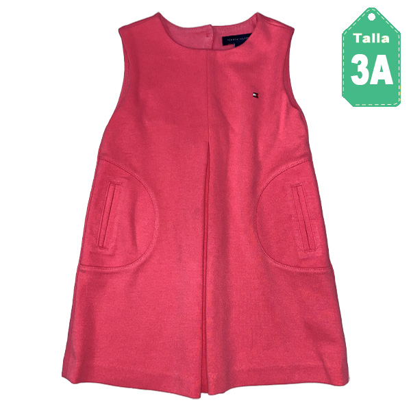 Vestido Tommy Hilfiger Fucsia- 3