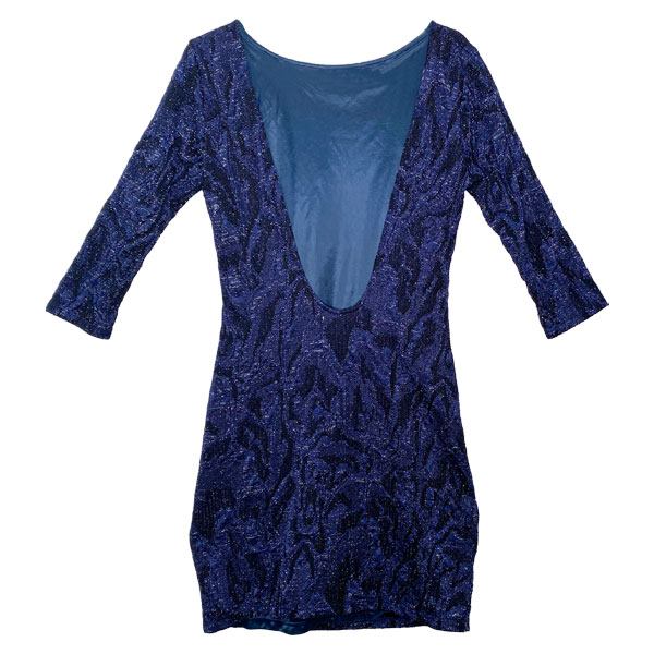 Vestido Zara Azul - M