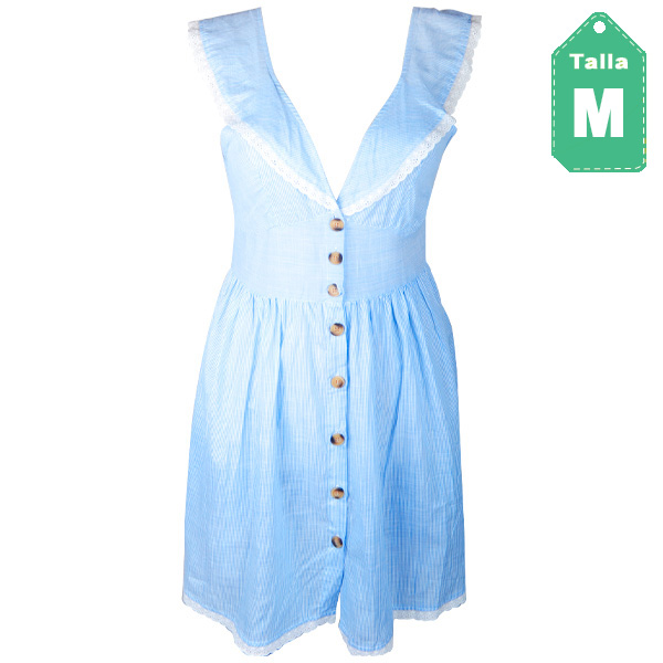 Vestido Zogara Azul - M