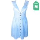 Vestido Zogara Azul - M