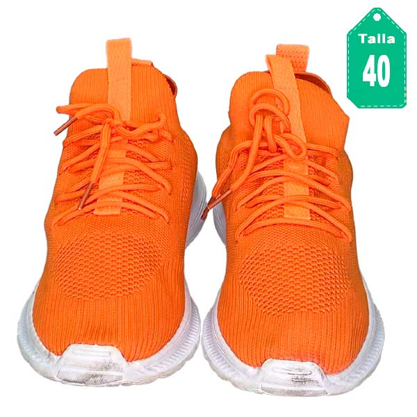 Zapatos Deportivos Naranja- 40