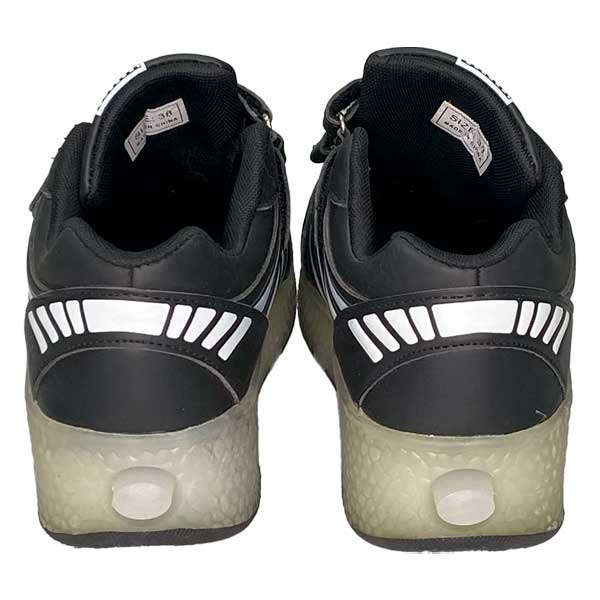 Zapatos Tipo Patin Fashion Negro- 38