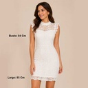 Vestido HYFVE Encaje Blanco - L