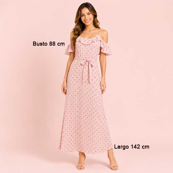 Vestido Rosado Forever21 - S