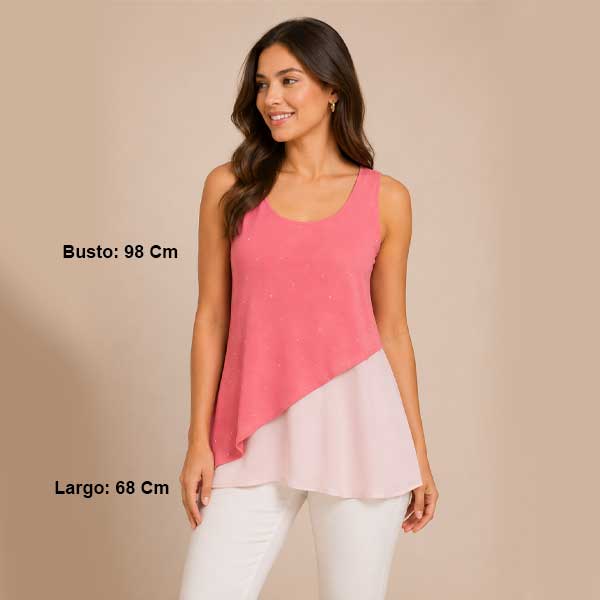 Blusa Marineblu Rosado - M