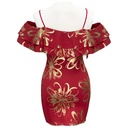 Vestido Jacaranda Rojo- S