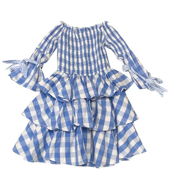 Vestido Luxmi Cuadros Azules - S