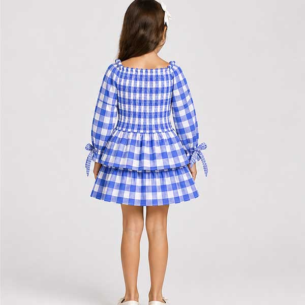 Vestido Luxmi Cuadros Azules - S