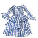 Vestido Luxmi Cuadros Azules - S