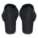 Tacones de Gamuza Negro- 41