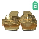 Sandalias Dorado- 43